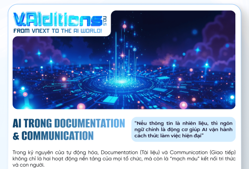 [V.AIditions No.5] AI TRONG DOCUMENTATION & COMMUNICATION