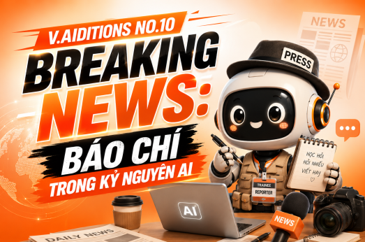 [V.AIDITIONS NO.10] BREAKING NEWS: BÁO CHÍ TRONG THỜI ĐẠI A.I